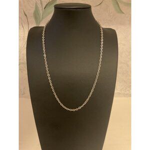 Silver Chain Necklace 20" Length By Emmons